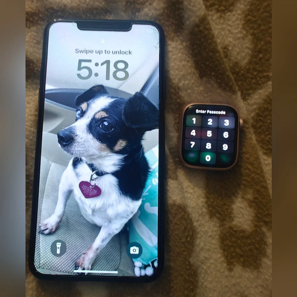 Iphone 11 Pro Max (Unlocked) And Apple Watch Series 9 41mm GPS (No Bands) 64 GB